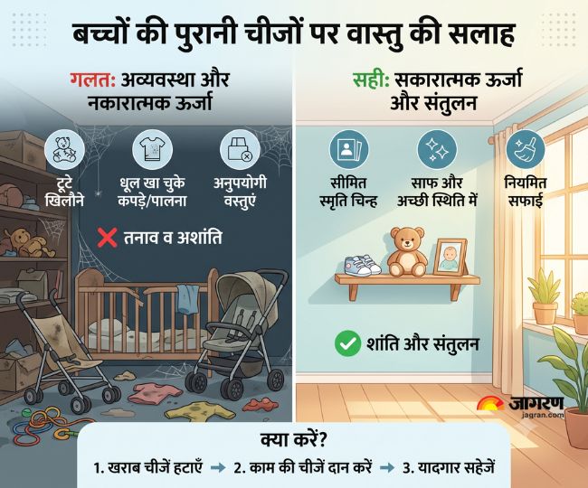 बच्चों की पुरानी चीजों पर वास्तु की सलाह